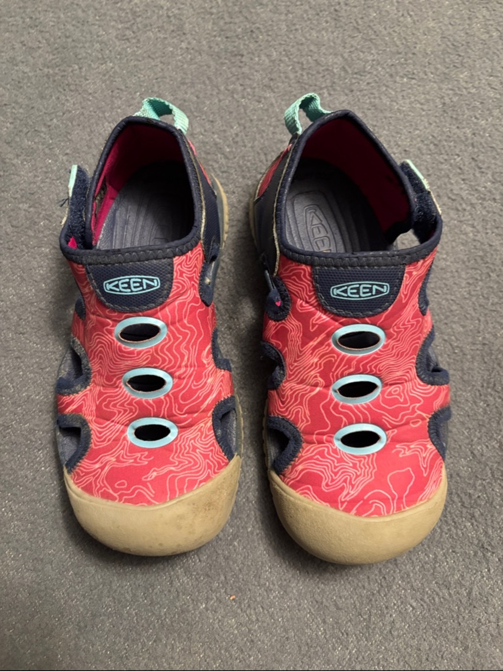 KEEN Kids Pink and Navy Lightweight Active Sandals
